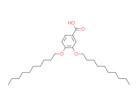 Molecular Structure of 120878-42-4 (Benzoic acid, 3,4-bis(decyloxy)-)
