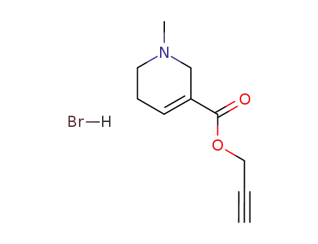 Molecular Structure of 35516-99-5 (3-Pyridinecarboxylic acid, 1,2,5,6-tetrahydro-1-methyl-, 2-propynyl ester)