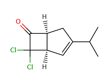 (1R,5S)-7,7-Dichloro-3-isopropyl-bicyclo[3.2.0]hept-2-en-6-one