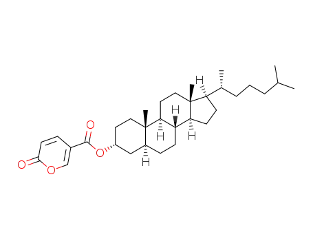 6-Oxo-6H-pyran-3-carboxylic acid (3R,5S,8R,9S,10S,13R,14S,17R)-17-((R)-1,5-dimethyl-hexyl)-10,13-dimethyl-hexadecahydro-cyclopenta[a]phenanthren-3-yl ester