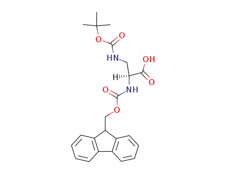 Molecular Structure of 162558-25-0 (N-Fmoc-N'-Boc-L-2,3-Diaminopropionic acid)