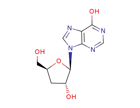 Molecular Structure of 13146-72-0 (3'-deoxyinosine)