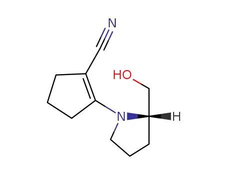 2-((S)-2-Hydroxymethyl-pyrrolidin-1-yl)-cyclopent-1-enecarbonitrile