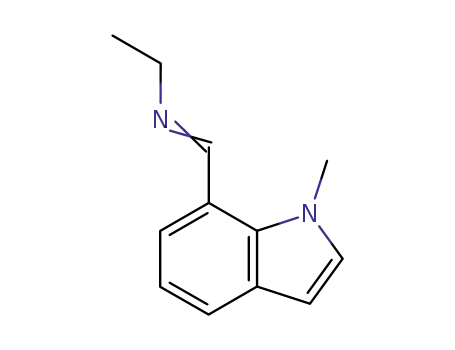 Ethyl-[1-(1-methyl-1H-indol-7-yl)-meth-(Z)-ylidene]-amine