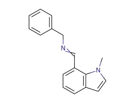 Benzyl-[1-(1-methyl-1H-indol-7-yl)-meth-(Z)-ylidene]-amine