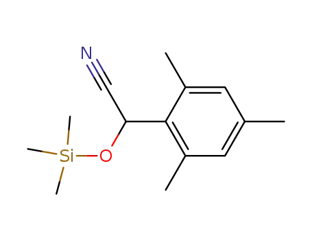 2-mesityl-2-((trimethylsilyl)oxy)acetonitrile