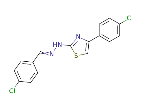 1-(4-chlorobenzylidene)-2-[4-(4-chlorophenyl)thiazol-2-yl]hydrazine