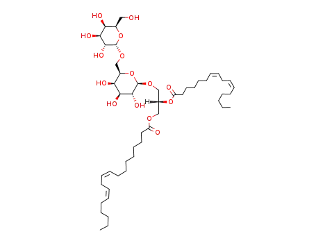 (2S)-1-O-(9Z,12Z)-octadecadienoyl-2-O-(7Z,10Z)-hexadecadienoyl-3-O-α-D-galactopyranosyl-(1->6)-β-D-galactopyranosyl-sn-glycerol