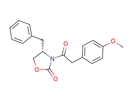 (4S)-3-<2-(4-Methoxyphenyl)-1-oxoethyl>-4-(phenylmethyl)-2-oxazolidinone