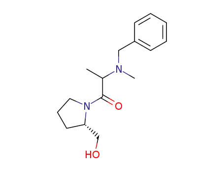 1-(N-benzyl-N-methylalanyl)-(S)-prolinol