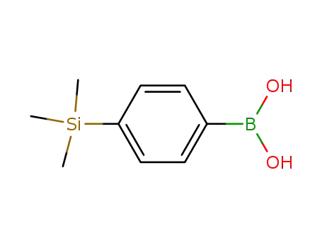 Molecular Structure of 17865-11-1 (4-(TRIMETHYLSILYL)PHENYLBORONIC ACID)