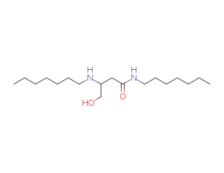 N-heptyl-3-heptylamino-4-hydroxybutanamide