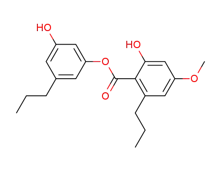 3'-hydroxy-5'-propylphenyl 2-hydroxy-4-methoxy-6-propylbenzoate