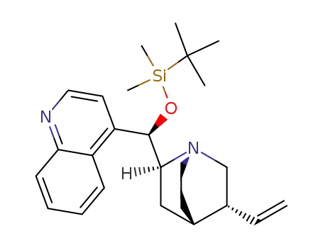 4-[(R)-(tert-Butyl-dimethyl-silanyloxy)-((1S,2S,4S,5R)-5-vinyl-1-aza-bicyclo[2.2.2]oct-2-yl)-methyl]-quinoline