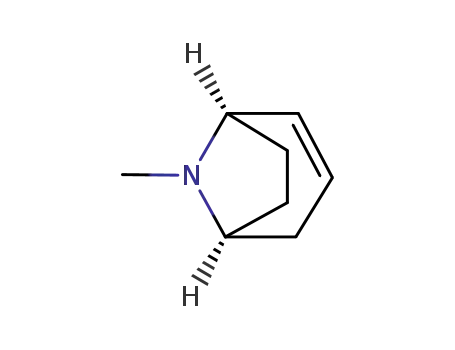 Molecular Structure of 208037-81-4 (8-Azabicyclo[3.2.1]oct-2-ene,8-methyl-,(1R,5S)-(9CI))