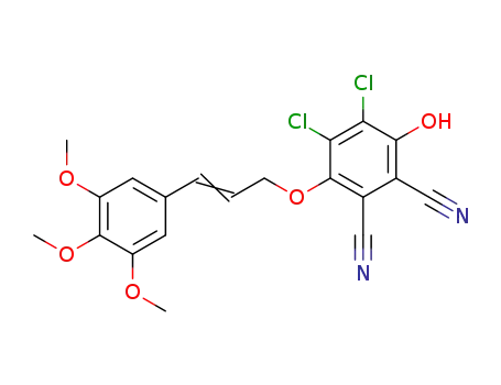4,5-Dichloro-3-hydroxy-6-[(E)-3-(3,4,5-trimethoxy-phenyl)-allyloxy]-phthalonitrile