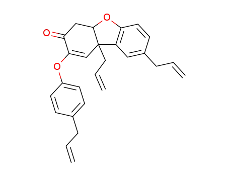 8,9b-diallyl-2-(4-allyl-phenoxy)-4a,9b-dihydro-4H-dibenzofuran-3-one
