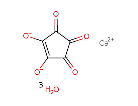 catena(triaqua-(μ-2-croconato-O,O',O",O"')calcium(II)) calcium croconate trihydrate