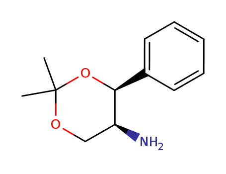 1,3-Dioxan-5-amine,2,2-dimethyl-4-phenyl-, (4S,5S)-