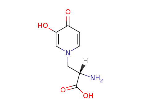 Molecular Structure of 500-44-7 (L-MIMOSINE)