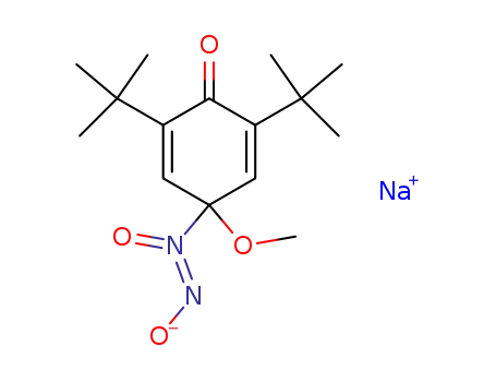 sodium (Z)-1-[4-(2,6-di-tert-butyl-4-methoxycyclohexadienonyl)]-diazen-1-ium-1,2-diolate