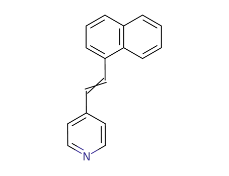 4-[2-(1-naphtalenyl)ethenyl]-pyridine