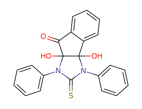 3a,8a-dihydroxy-1,3-diphenyl-2-thioxo-2,3,3a,8a-tetrahydro-1H-indeno[1,2-d]imidazole-8-one