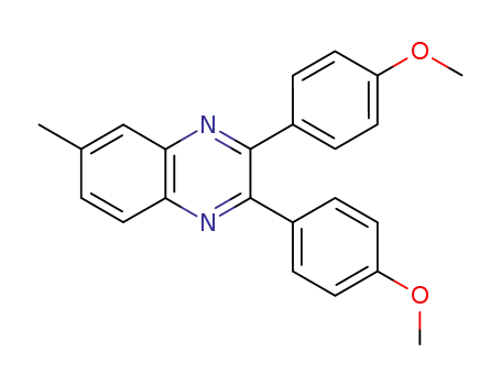 2,3-bis-(4-methoxy-phenyl)-6-methyl-quinoxaline