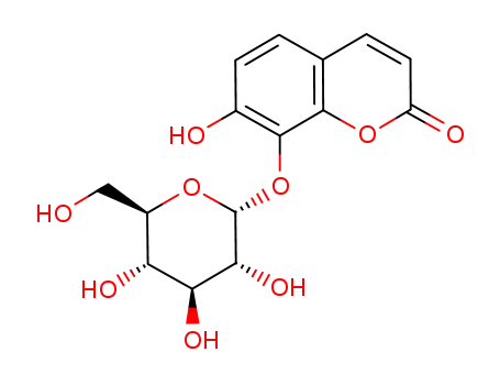 7-hydroxyl-8-O-[α-D-glucopyranosyl]-2H-benzopyran-2-one