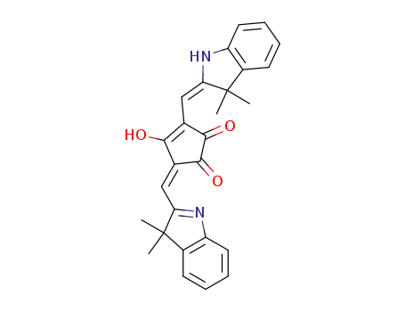 3-[3,3-Dimethyl-1,3-dihydro-indol-(2E)-ylidenemethyl]-5-[1-(3,3-dimethyl-3H-indol-2-yl)-meth-(Z)-ylidene]-4-hydroxy-cyclopent-3-ene-1,2-dione