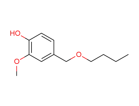 Molecular Structure of 82654-98-6 (Phenol,4-(butoxymethyl)-2-methoxy-)