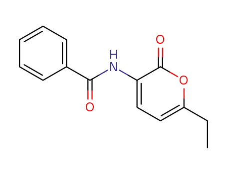 N-(6-ethyl-2-oxo-2H-pyran-3-yl)benzamide