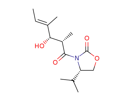 (4S,2'S,3'S,4'E)-3-(2',4'-dimethyl-3'-hydroxy-1'-oxo-4'-hexenyl)-4-isopropyl-2-oxazolidinone