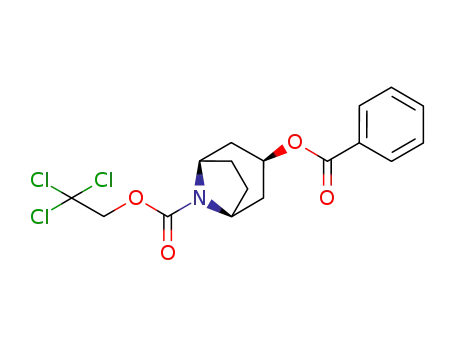 endo-3-benzoyloxy-8-aza-bicyclo[3.2.1]octane-8-carboxylic acid 2,2,2-trichloroethyl ester