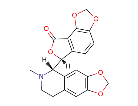 Molecular Structure of 485-49-4 ((+)-Bicuculline)