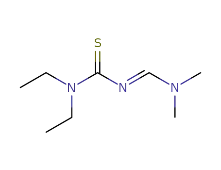 3-[1-Dimethylamino-meth-(E)-ylidene]-1,1-diethyl-thiourea