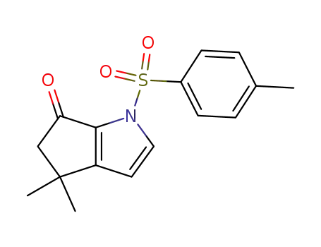 4,5-dihydro-4,4-dimethyl-1-(4'-methylphenylsulfonyl)cyclopenta[b]pyrrol-6(1H)-one