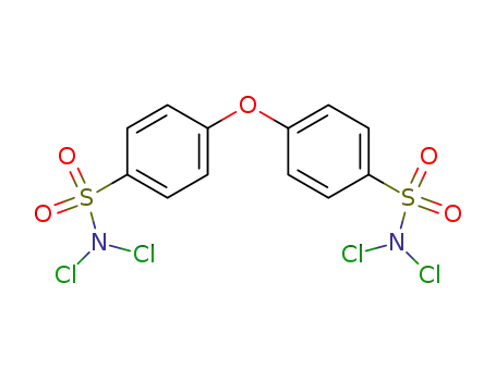 Molecular Structure of 41596-22-9 (Benzenesulfonamide, 4,4'-oxybis[N,N-dichloro-)