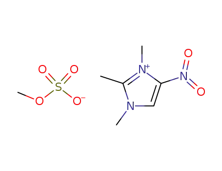 1,2,3-trimethyl-4-nitroimidazolium methyl sulfate