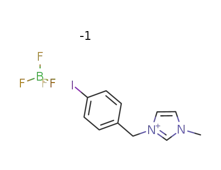 1-(4-iodobenzyl)-3-methylimidazolium tetrafluoroborate