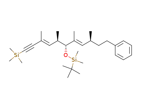 (3E,5R,6R,7E,9S)-1-trimethylsilyl-3,5,7,9-tetramethyl-6-(t-butyldimethylsilyloxy)-11-phenyl-3,7-undecadien-1-yne