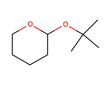 Molecular Structure of 1927-69-1 (Tetrahydro-2-(tert-butyloxy)-2H-pyran)