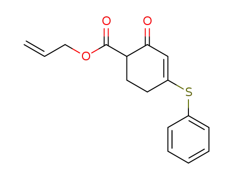 allyl 2-oxo-4-(phenylthio)cyclohex-3-enecarboxylate