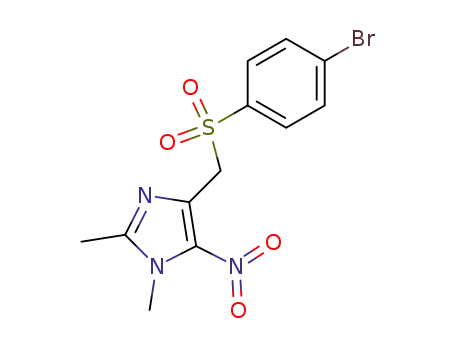 4-(4-bromophenylsulfonyl)methyl-1,2-dimethyl-5-nitro-1H-imidazole