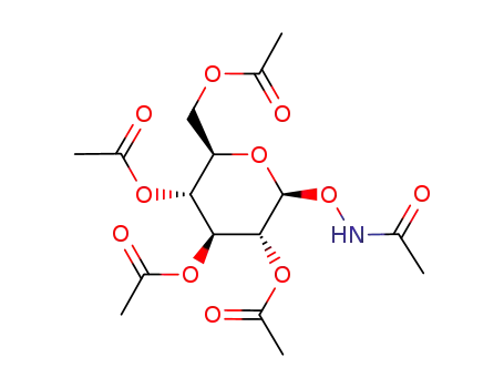 2,3,4,6-tetra-O-acetyl-1-O-acetylhydroxamoyl-β-D-glucopyranose