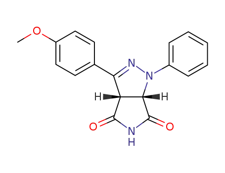 (3aSR,6aSR)-3-(4-methoxyphenyl)-1-phenyl-1,6a-dihydropyrrolo[3,4-c]pyrazole-4,6(3aH,5H)-dione
