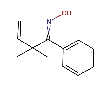 2,2-dimethyl-1-phenylbut-3-en-1-one oxime
