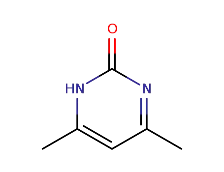 Molecular Structure of 108-79-2 (4,6-Dimethyl-2-hydroxypyrimidine)