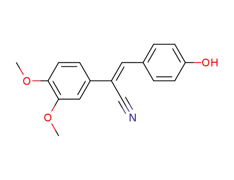 (Z)-2-(3,4-dimethoxy-phenyl)-3-(4-hydroxy-phenyl)-acrylonitrile