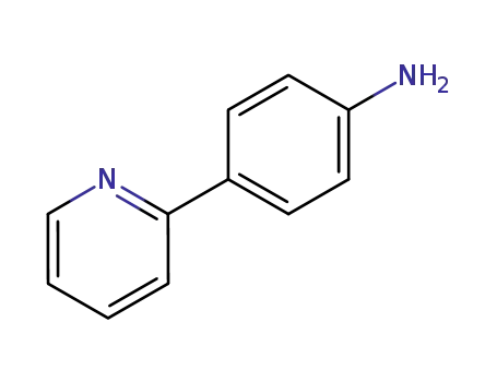 Molecular Structure of 18471-73-3 (4-(2-PYRIDYL)ANILINE)